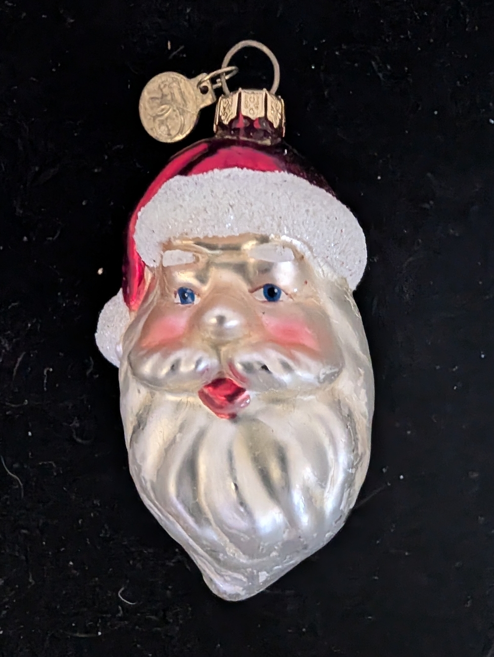 Vintage Department 56 Santa Face Ornament